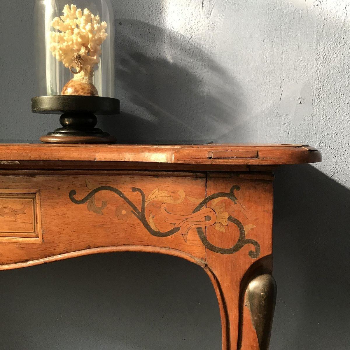 Console in legno con vetro fumé in vendita 1