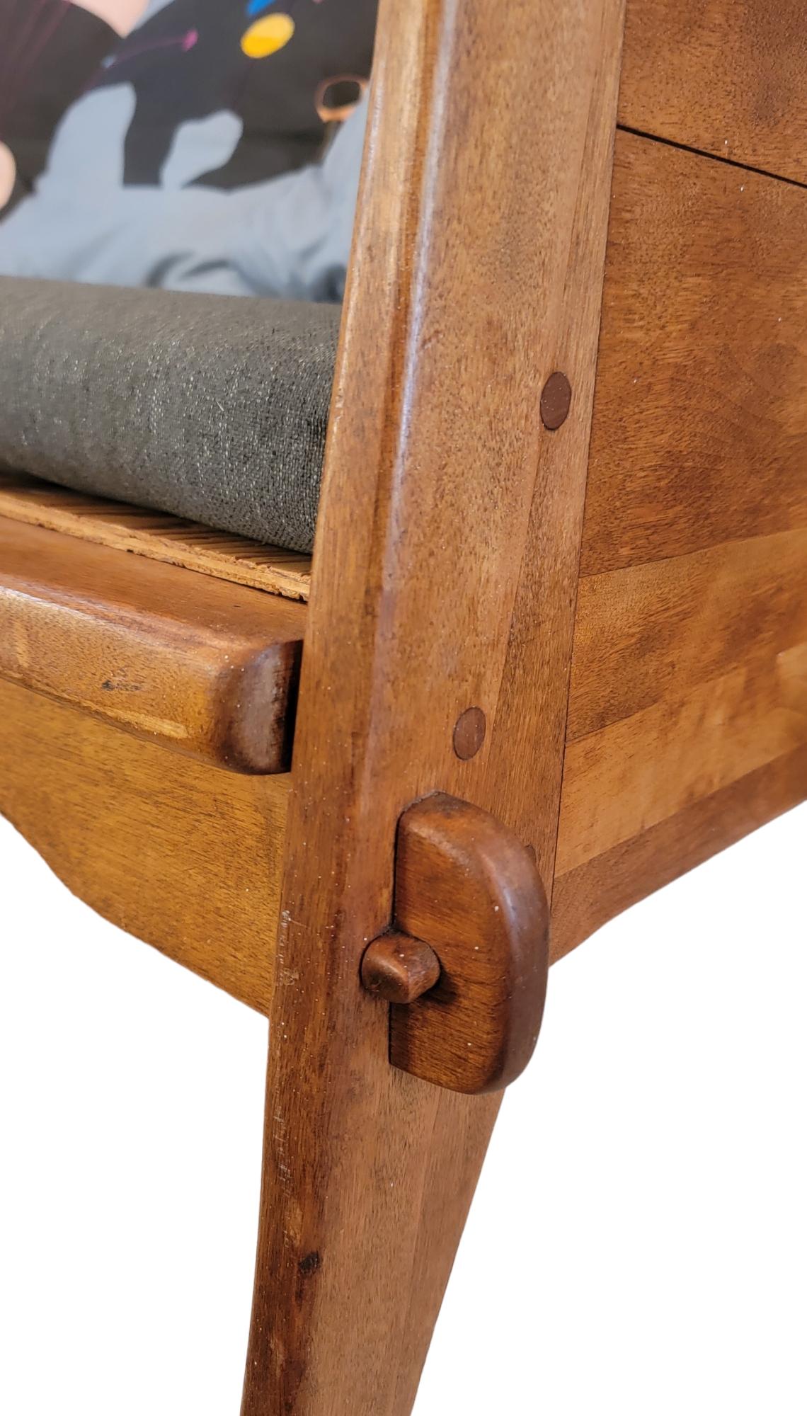 Belgian Wooden Dutch Vintage Heart Bench