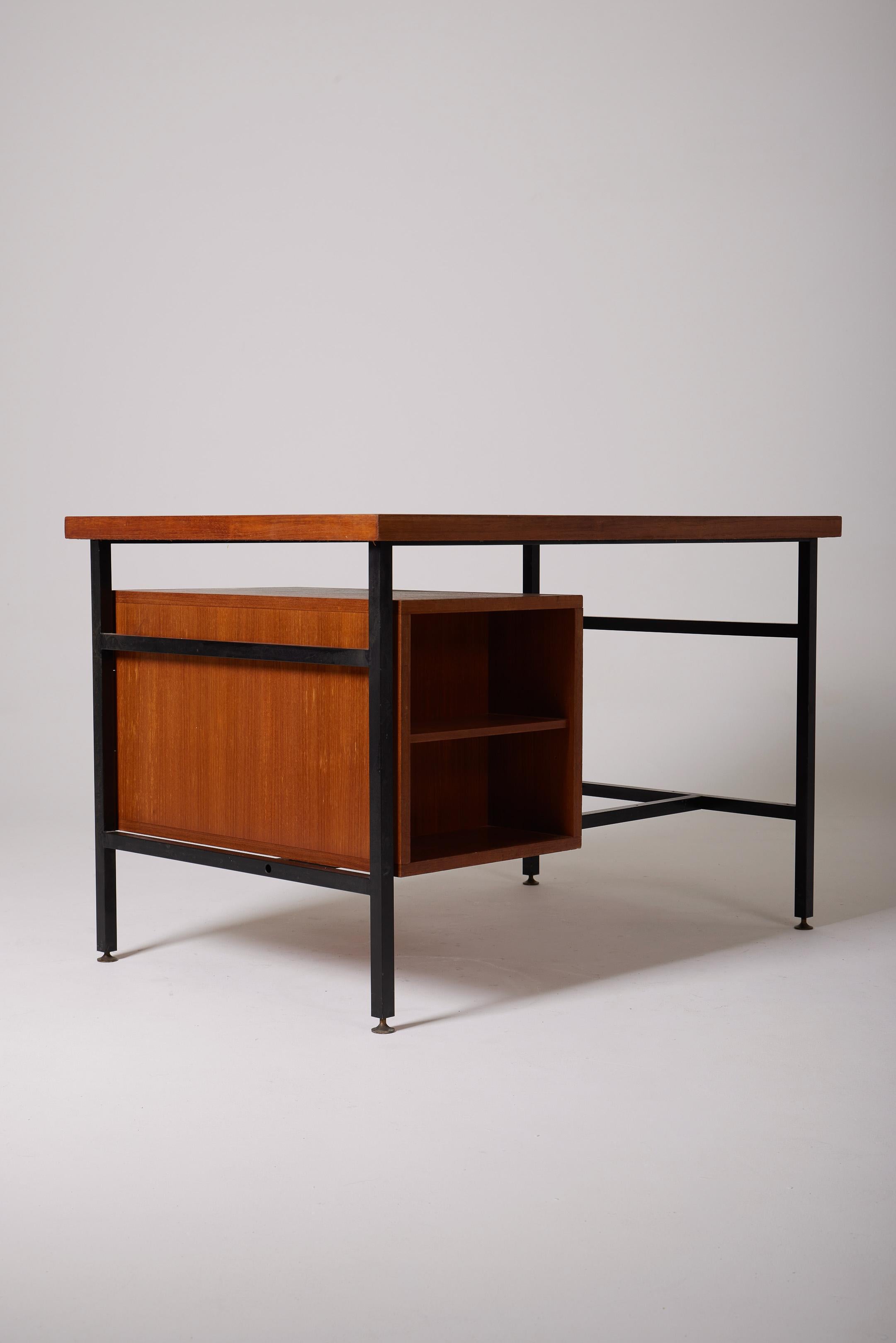 20th Century Wooden desk by Pierre Guariche