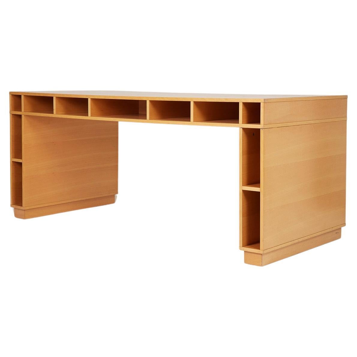 Wooden desk by Ricardo Bofill For Sale