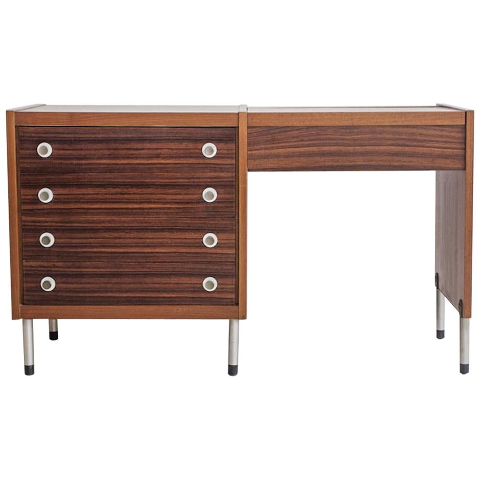 Swedish Painted Vanity or Desk and Chair at 1stDibs