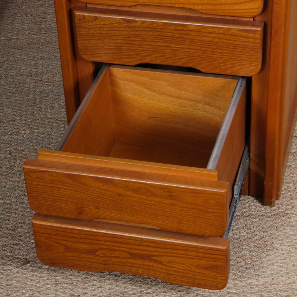 Fine XX secolo Wooden desk produced by Hafele in the 1980s in vendita