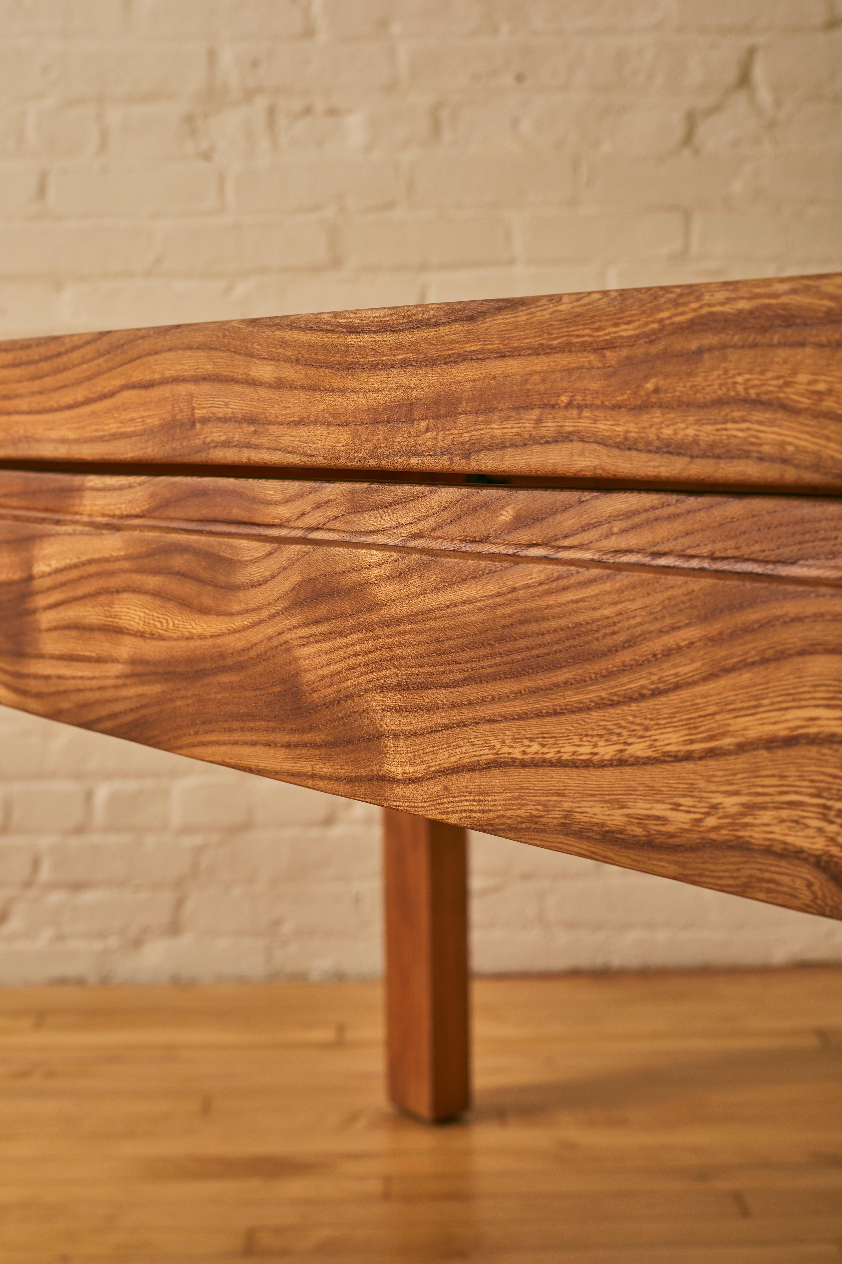 Oak Wooden Dining Table by Maison Regain For Sale