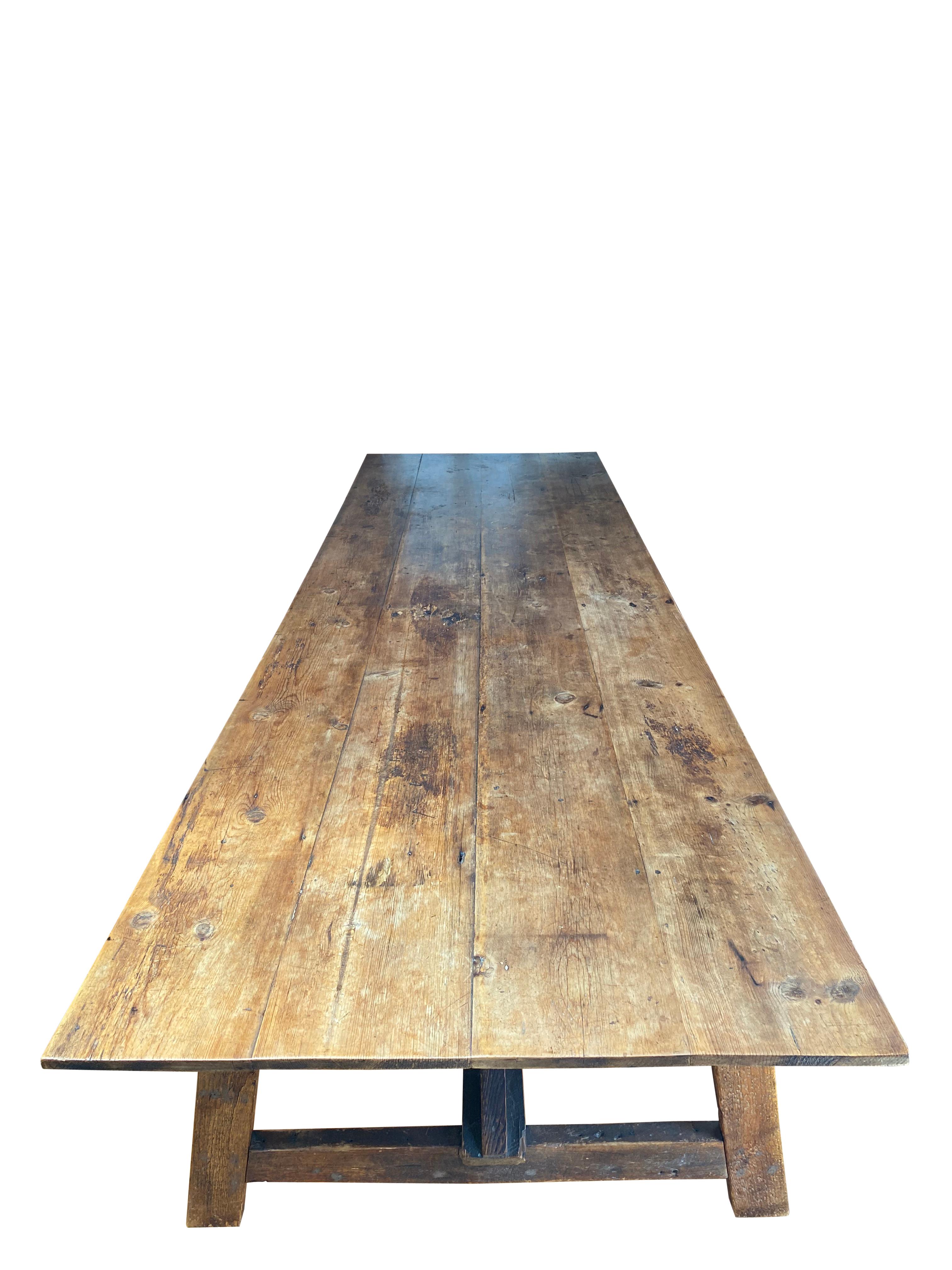 french oak dining table