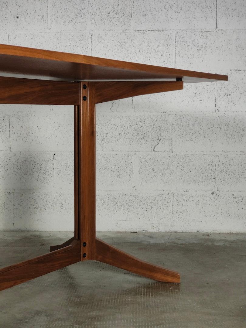 Wooden Dining Table TL22 Model by Franco Albini for Poggi 60s For Sale 4