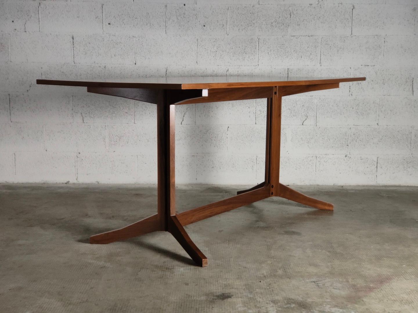 Wooden Dining Table TL22 Model by Franco Albini for Poggi 60s For Sale 6