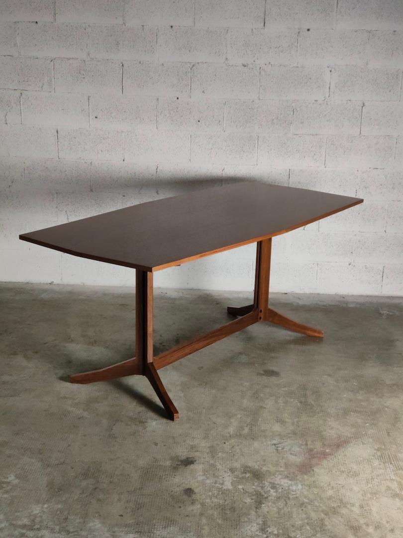 Wooden Dining Table TL22 Model by Franco Albini for Poggi 60s For Sale 7
