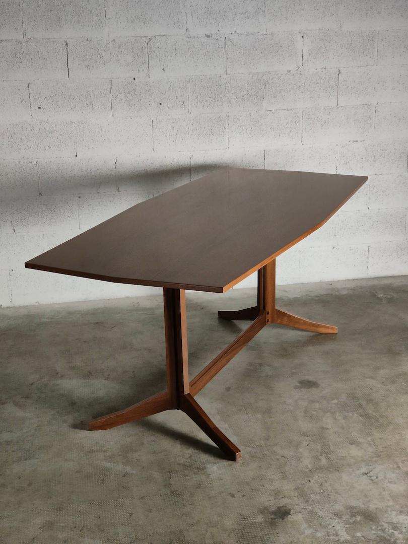 Table de salle à manger en bois TL22 modèle de Franco Albini pour Poggi, années 60 en vente 7