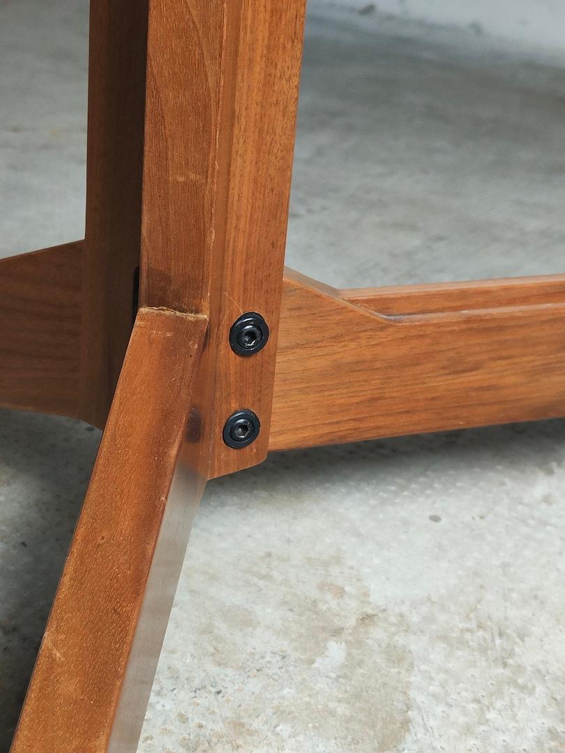 Table de salle à manger en bois TL22 modèle de Franco Albini pour Poggi, années 60 en vente 9