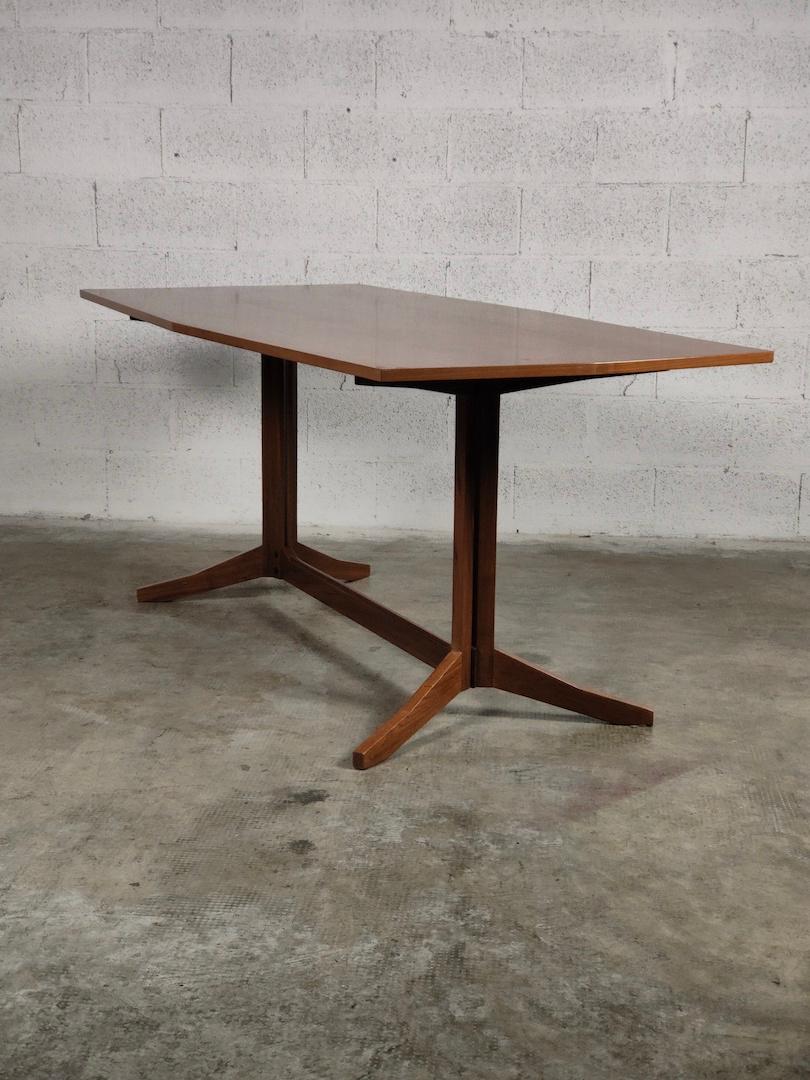 Wooden Dining Table TL22 Model by Franco Albini for Poggi 60s For Sale 1