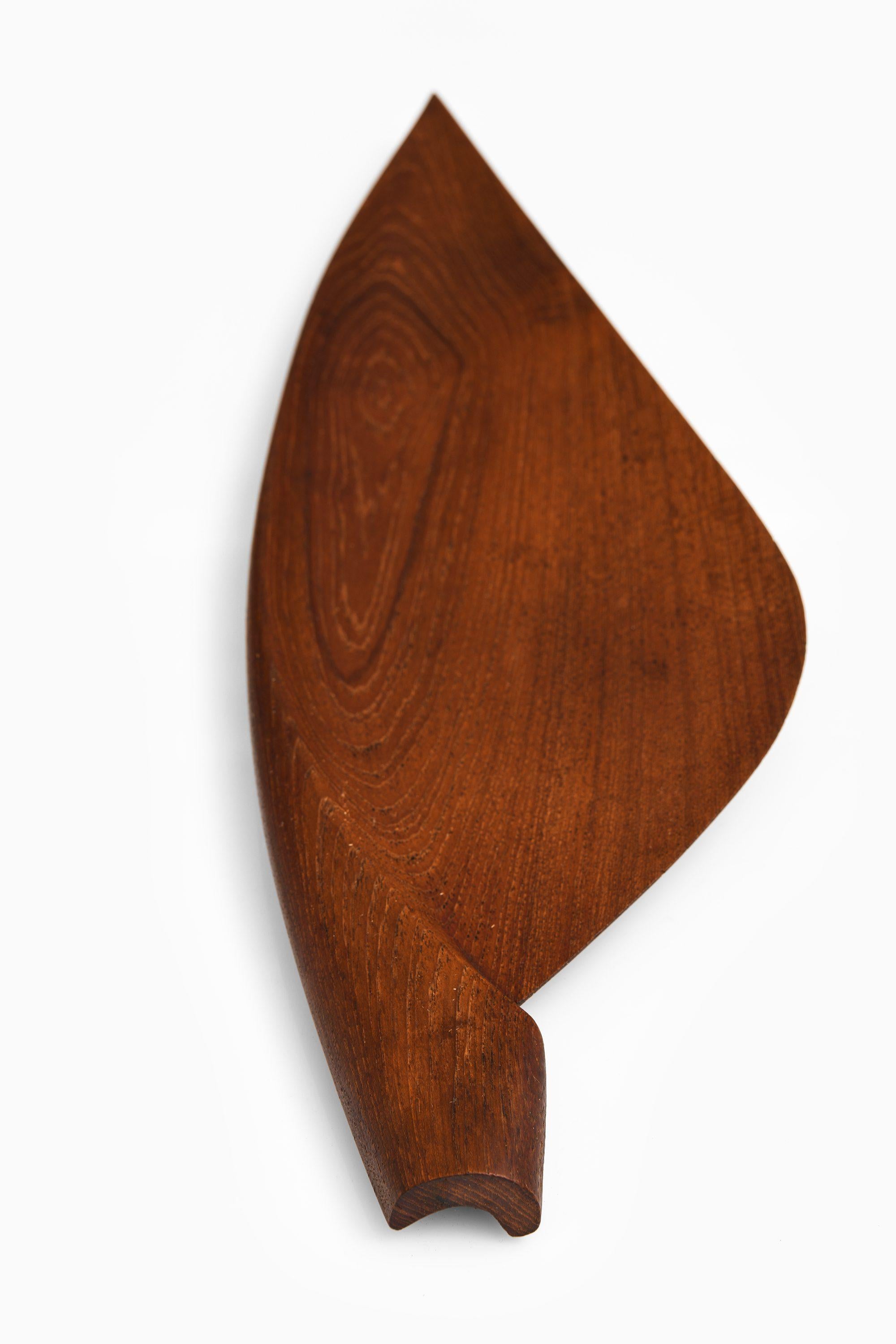 Holzschüssel aus Teakholz von Yngve Ekström, 1950er Jahre (Skandinavische Moderne) im Angebot