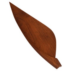 Wooden Dish in Teak by Yngve Ekström, 1950s