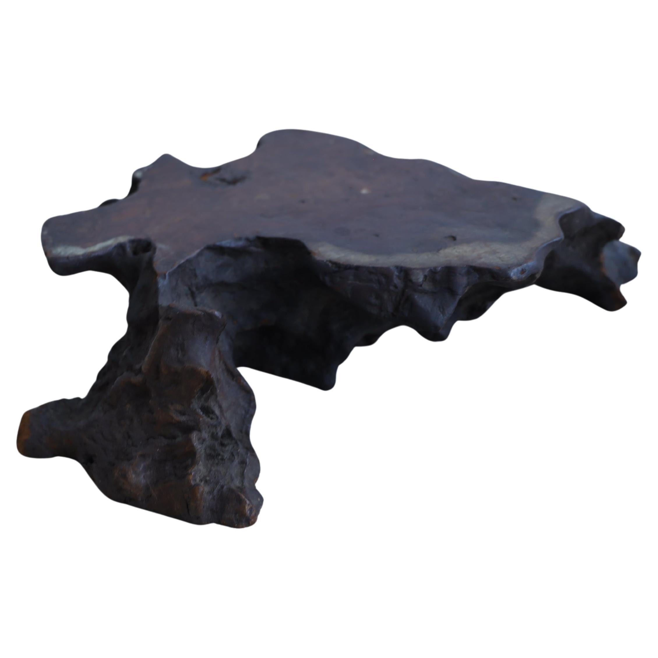 Holzständer, Bonsai-Ständer, Objekt, japanische Antiquität, Wabi-Sabi