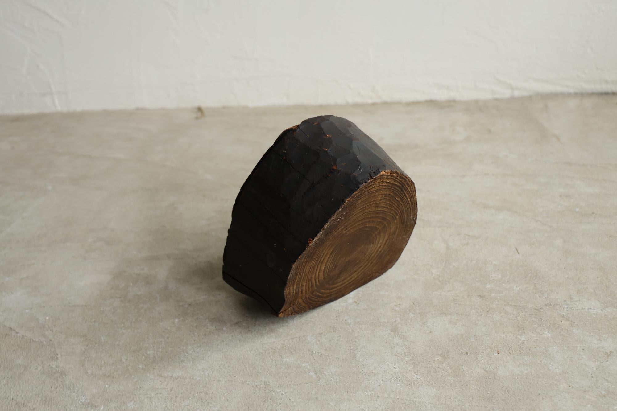 Holzständer, niedriger Tisch, japanische Antiquität, Wabi-Sabi, Mingei im Angebot 2