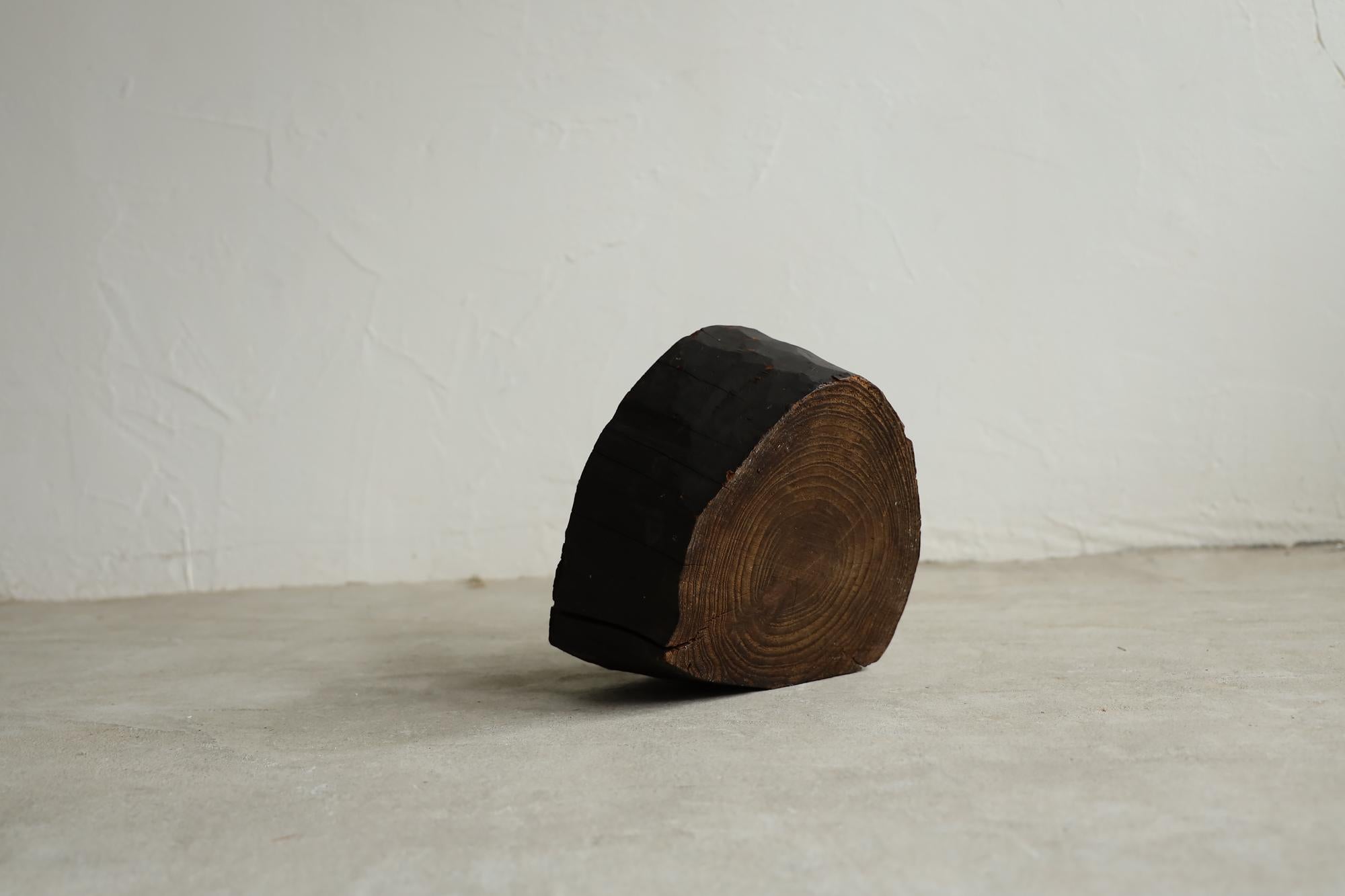 Holzständer, niedriger Tisch, japanische Antiquität, Wabi-Sabi, Mingei im Angebot 3