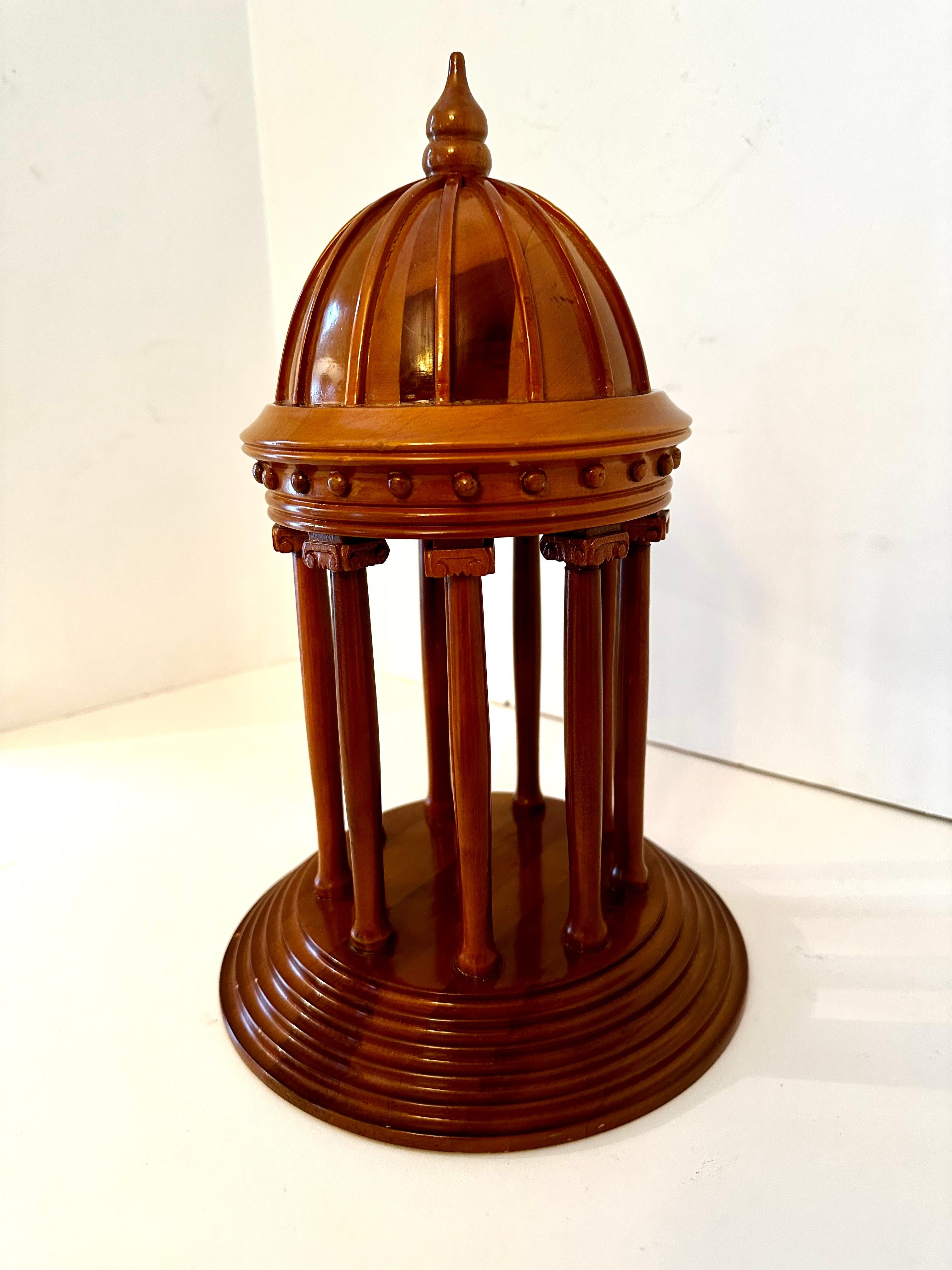 American Classical Wooden Domed Architectural Model