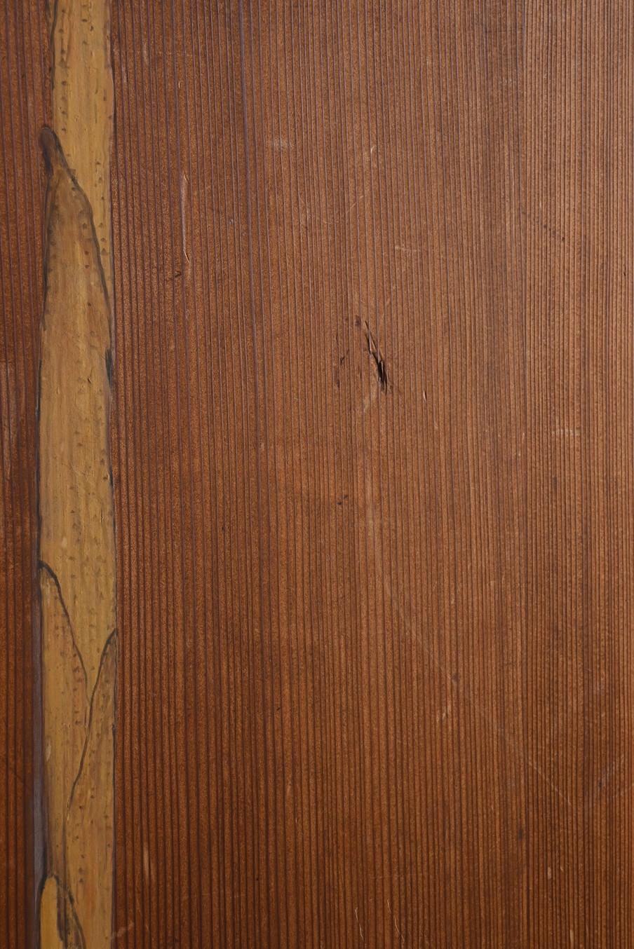 Puerta de madera con pintura antigua de bambú japonés/Pintura para colgar en la pared/Puerta de madera en venta 5