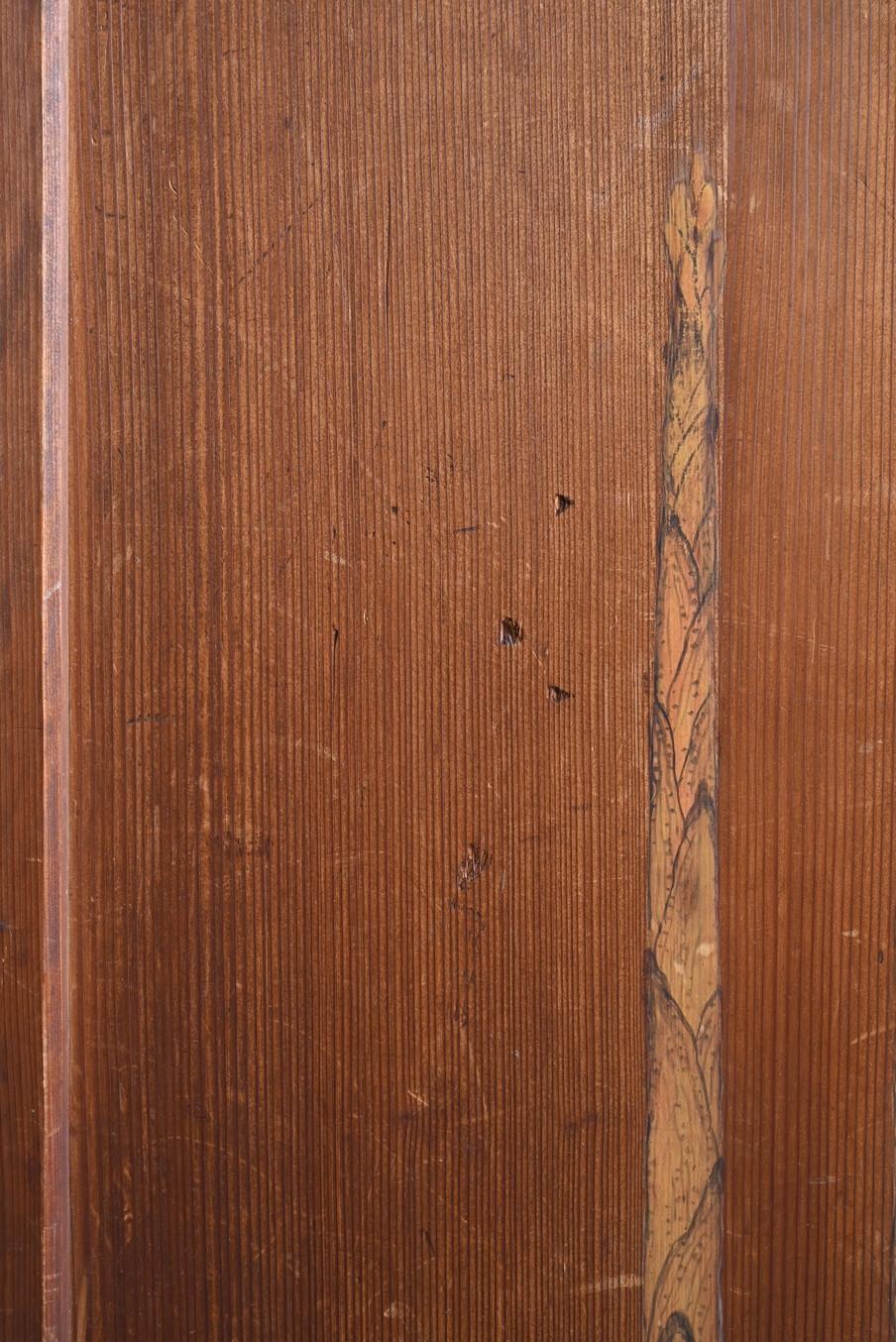 Puerta de madera con pintura antigua de bambú japonés/Pintura para colgar en la pared/Puerta de madera en venta 7