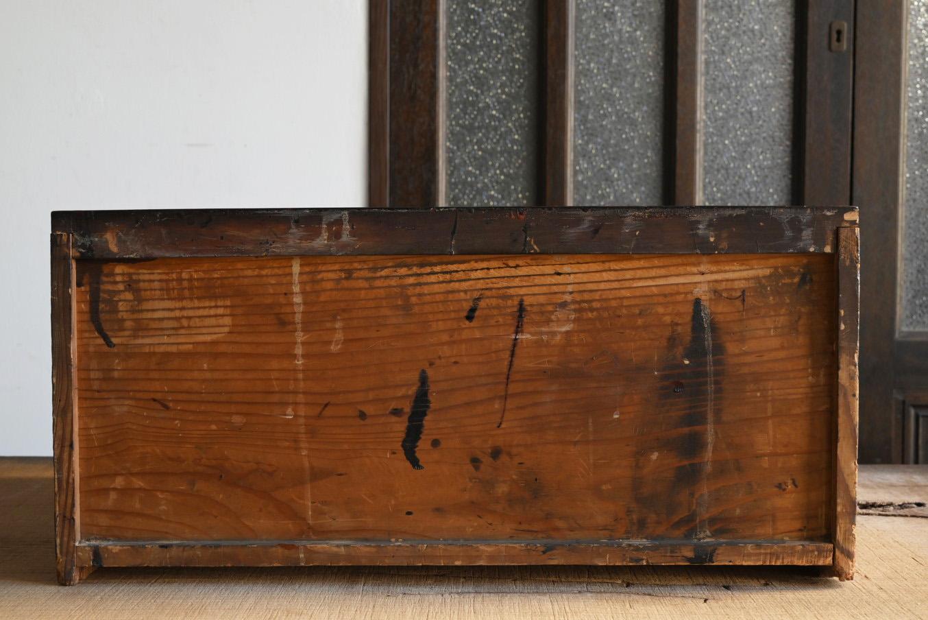Wooden drawer used by old Japanese lacquerware craftsmen/Made in 1963/Showa era For Sale 7