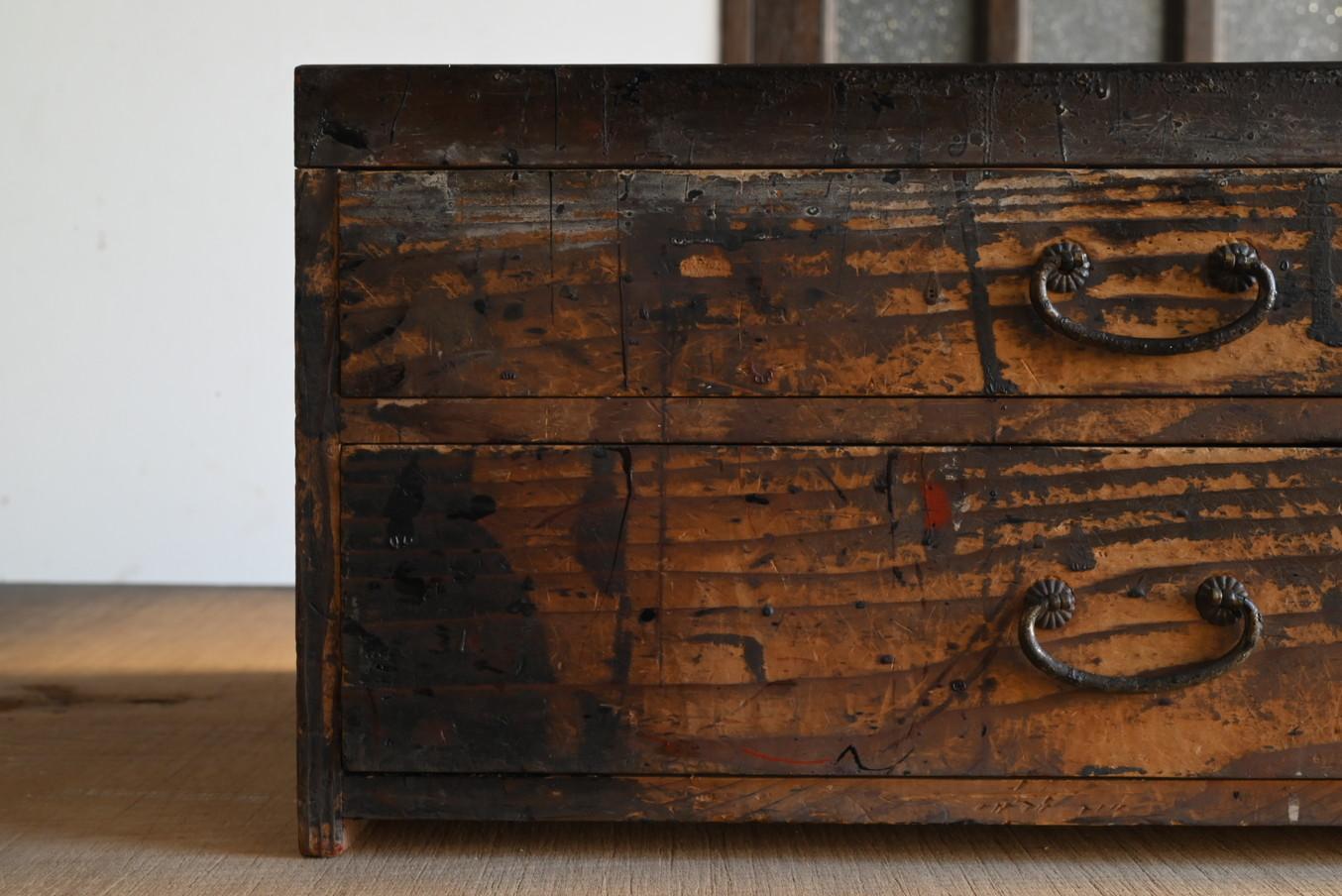 Wooden drawer used by old Japanese lacquerware craftsmen/Made in 1963/Showa era For Sale 3