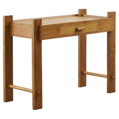 Wooden dressing table / writing desk - Italy, 1940s