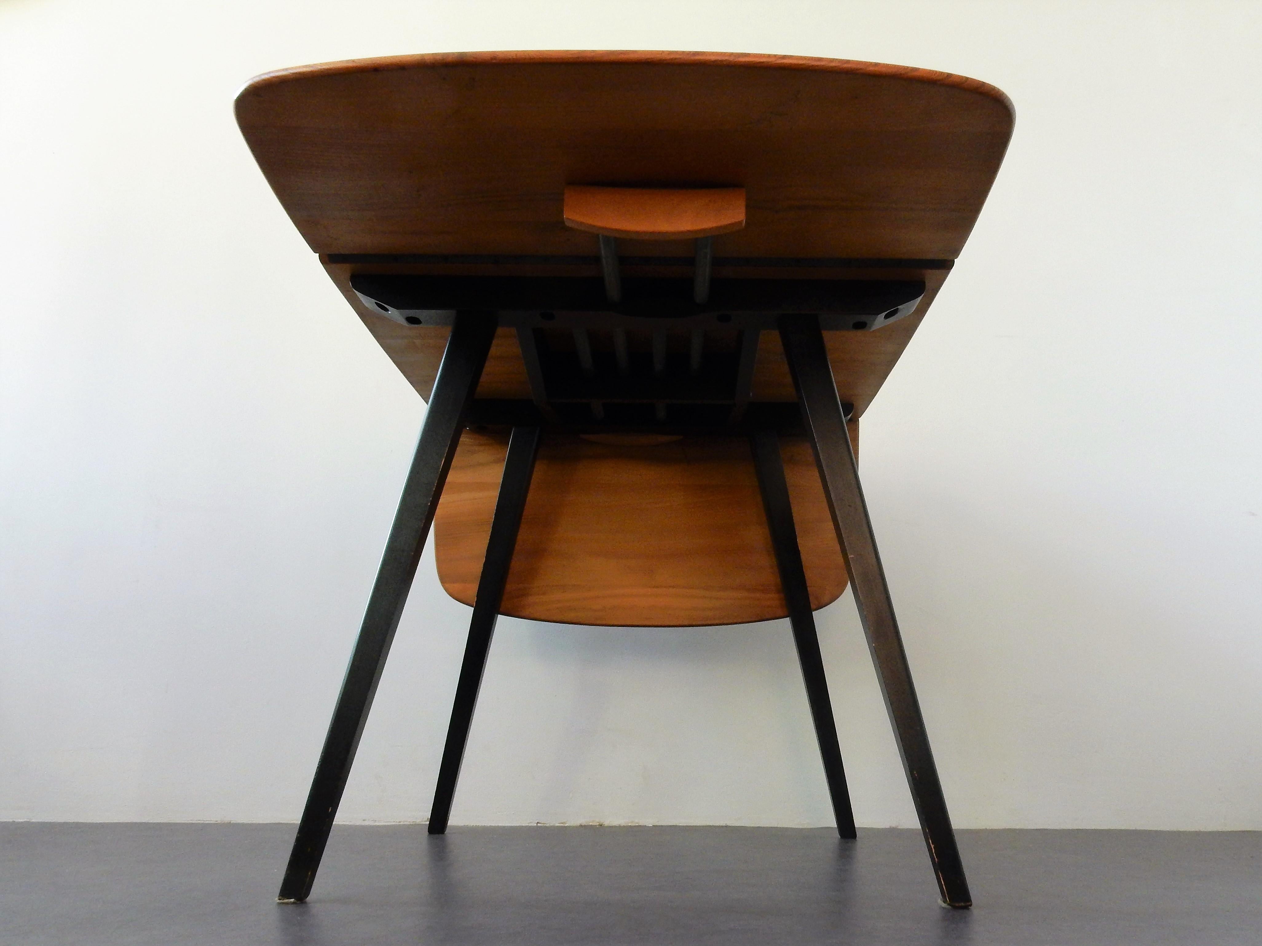 Wooden Drop-Leaf Dining Table by Lucian R. Ercolani for Ercol, England, 1960s 1