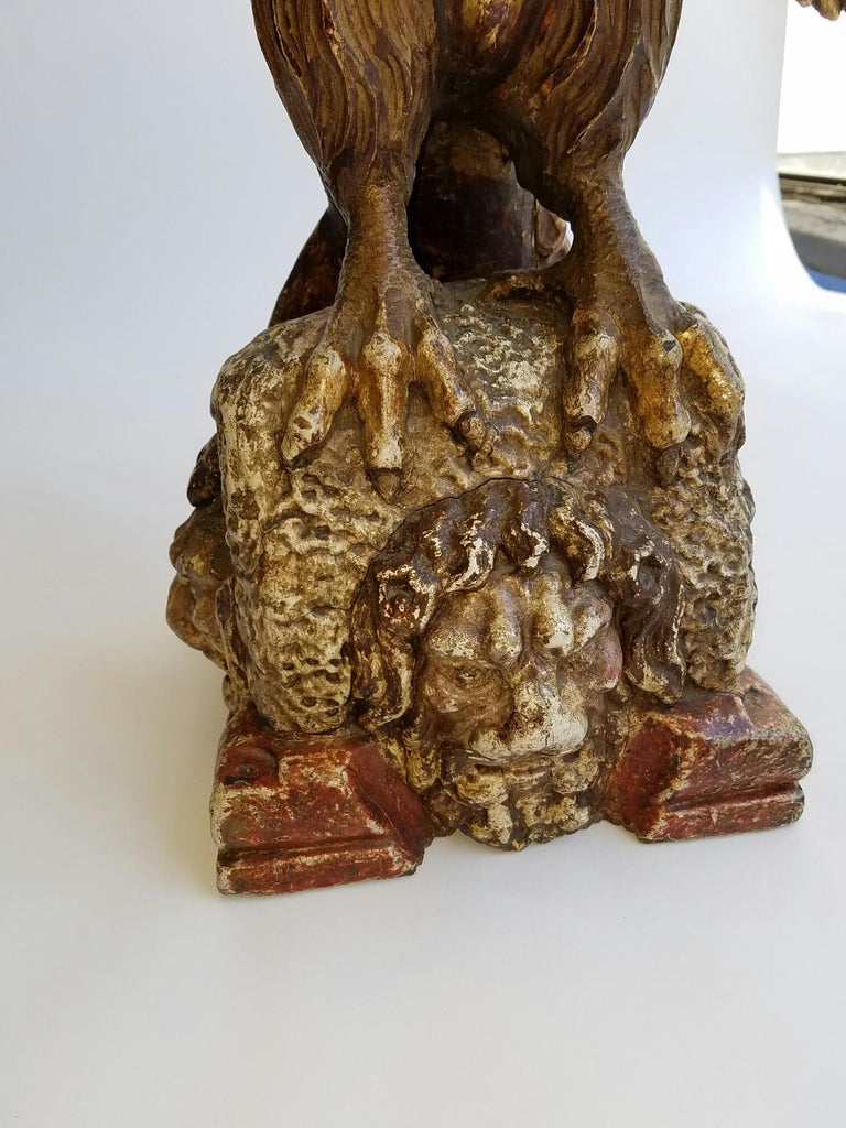 Wooden Eagle Sculpture at 1stDibs wood eagle sculpture for sale