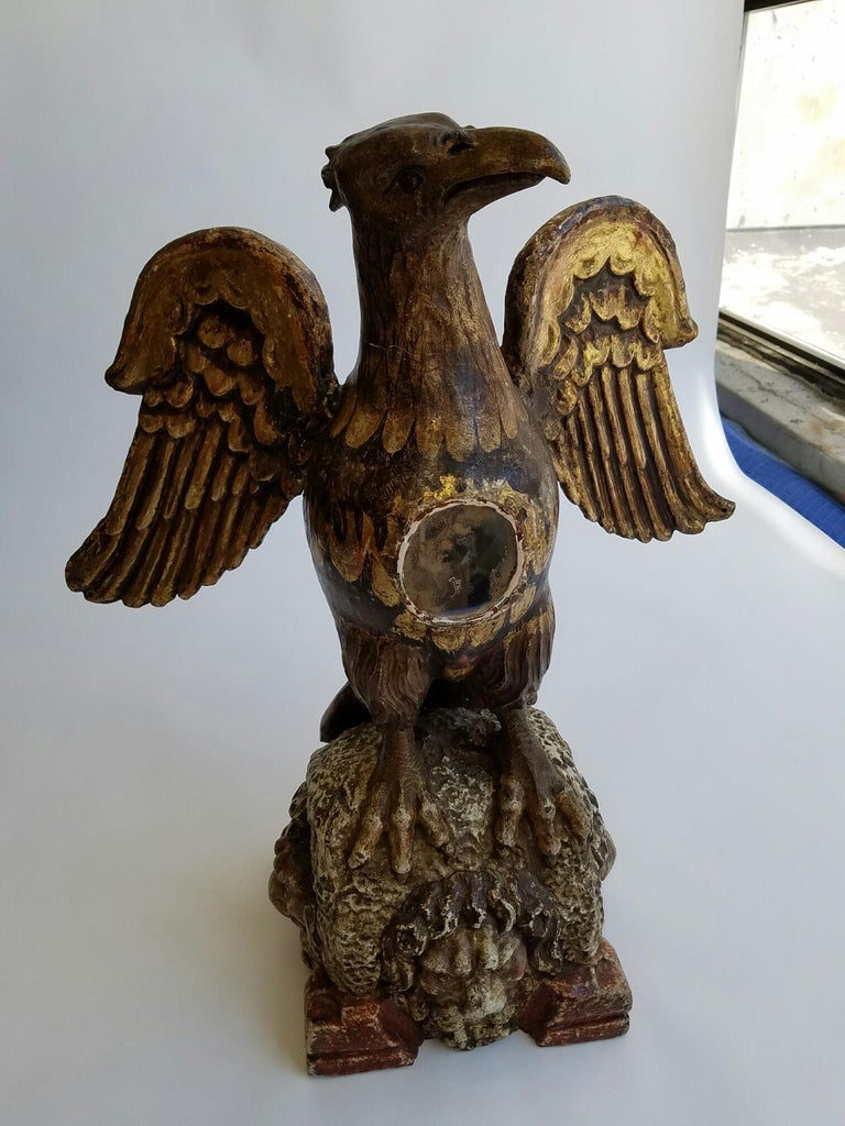 Wooden Eagle Sculpture at 1stDibs wood eagle sculpture for sale