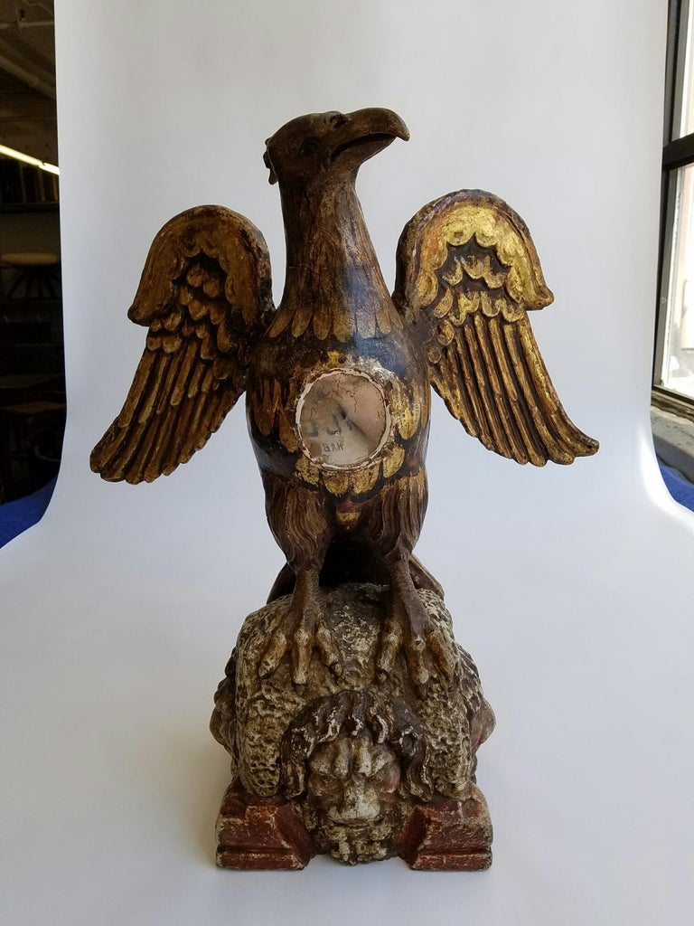 Wooden Eagle Sculpture at 1stDibs wood eagle sculpture for sale