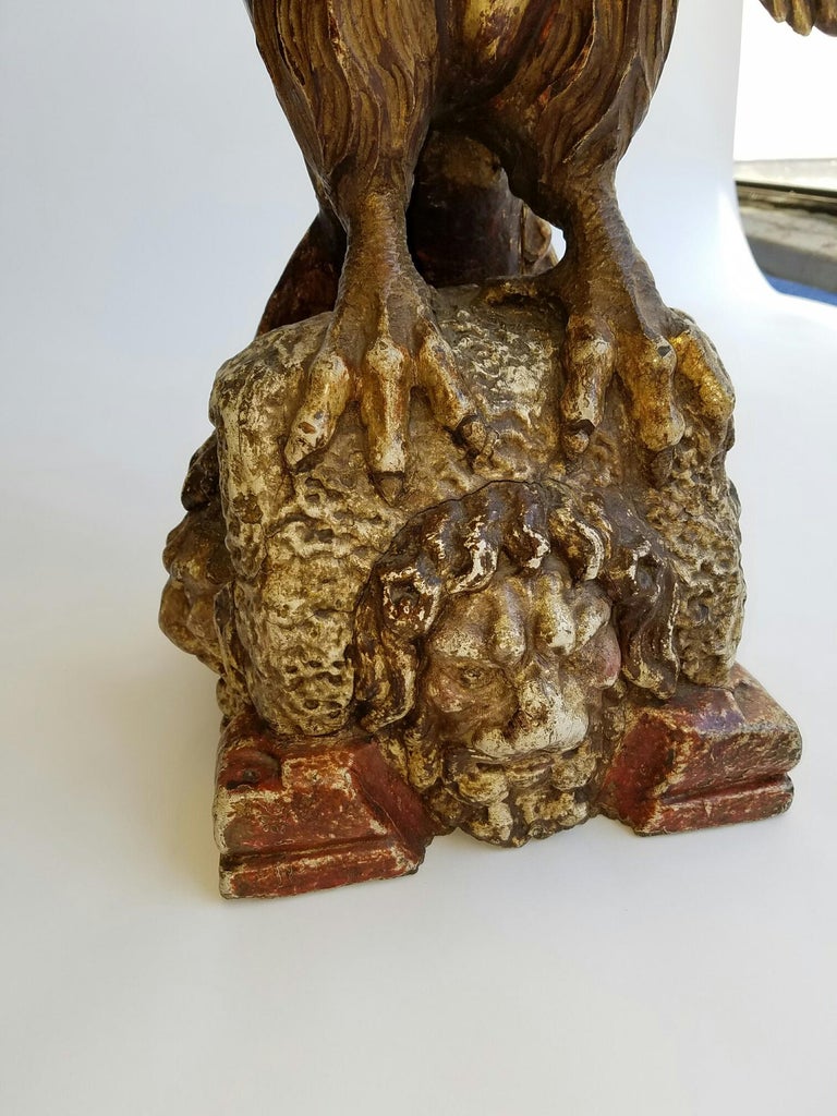 Wooden Eagle Sculpture at 1stDibs wood eagle sculpture for sale