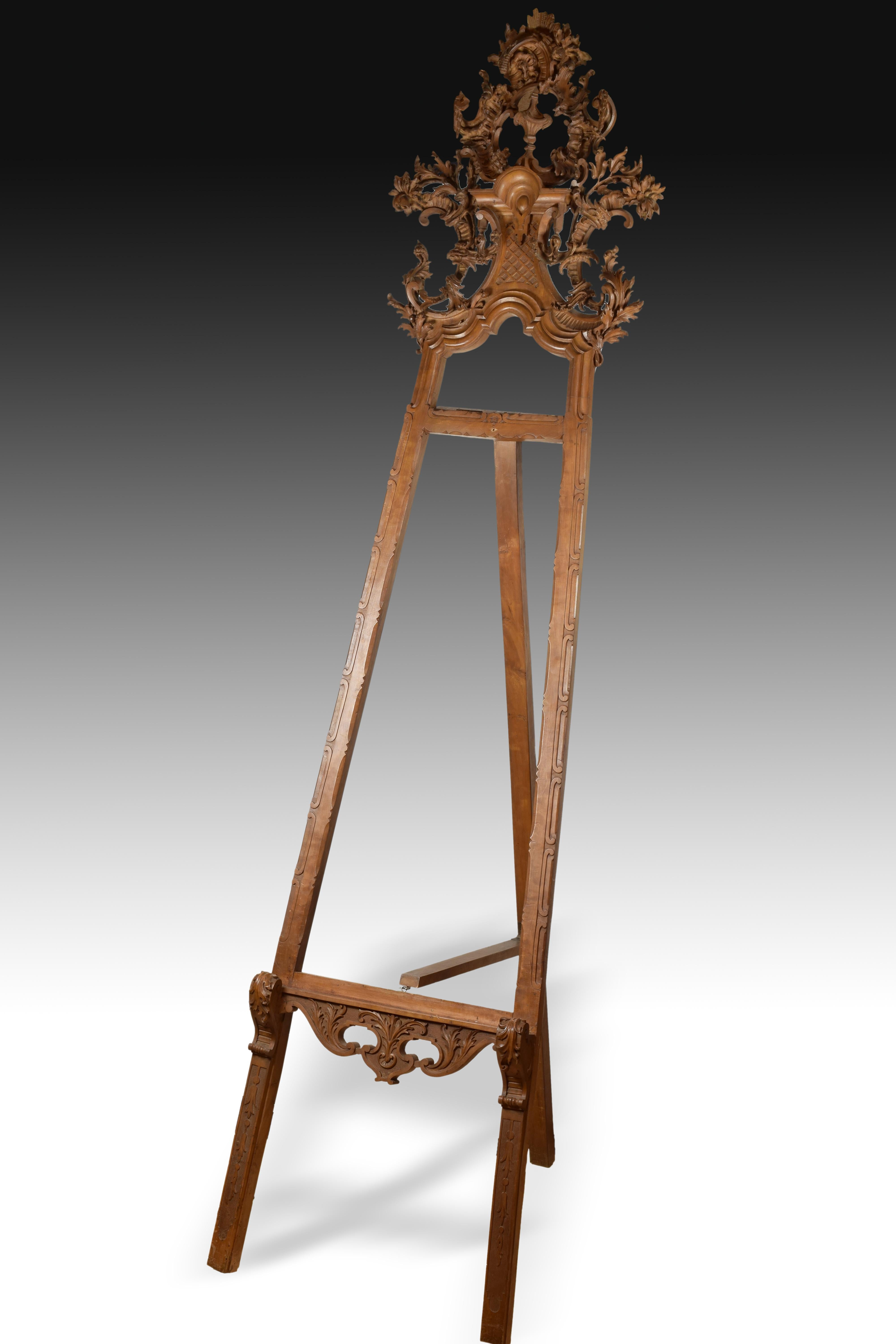 Wooden Easel, 19th Century For Sale 4