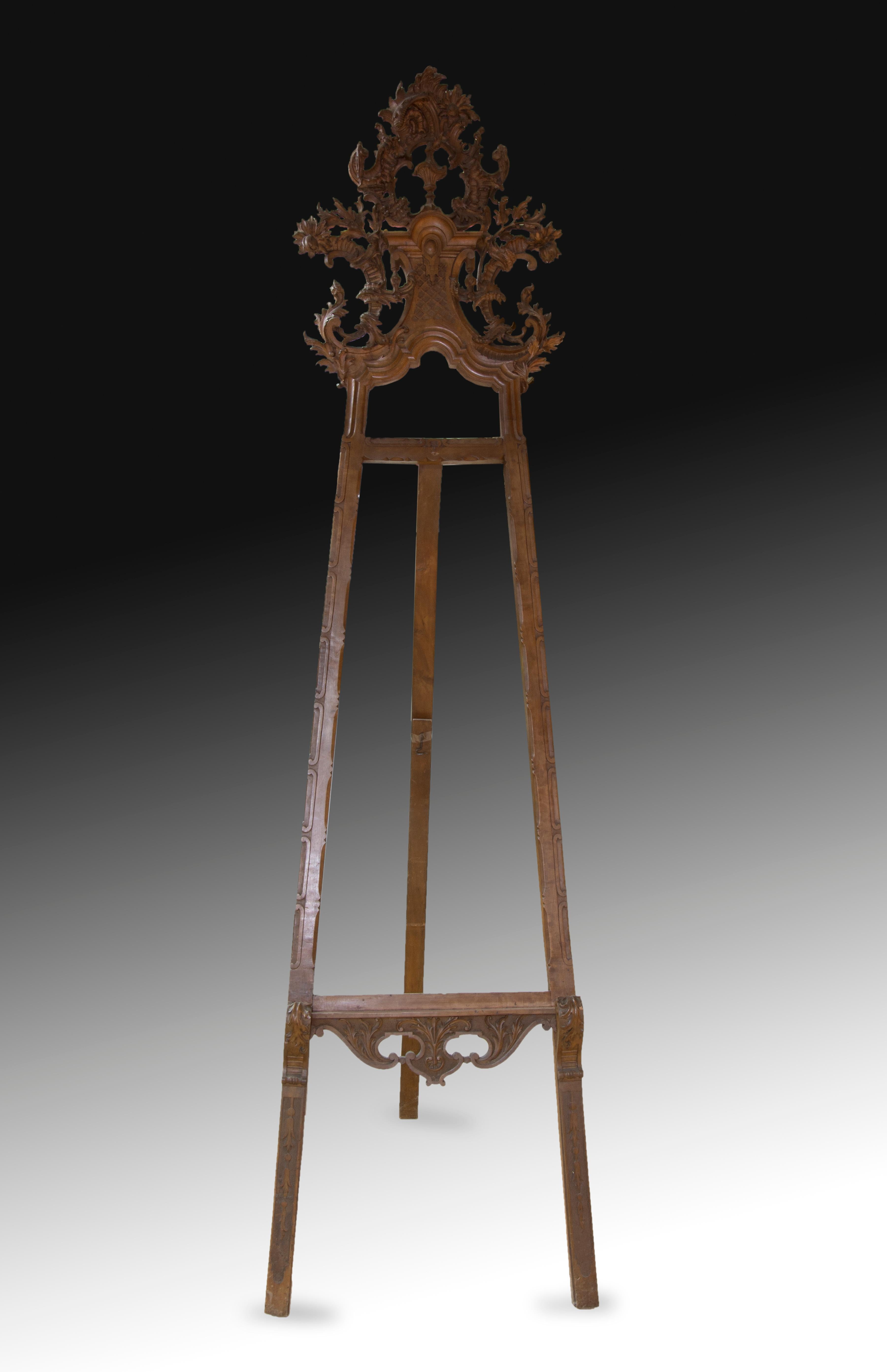 Wooden Easel, 19th Century In Good Condition For Sale In Madrid, ES