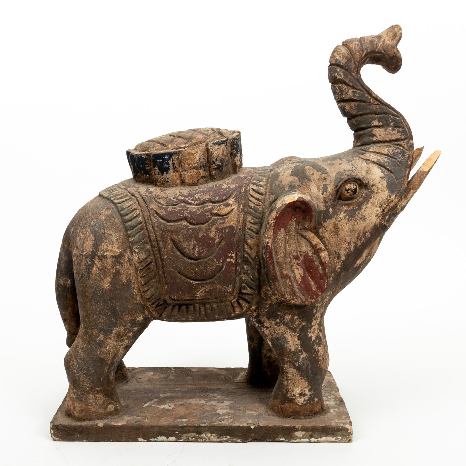 Wooden Elephant For Sale 1