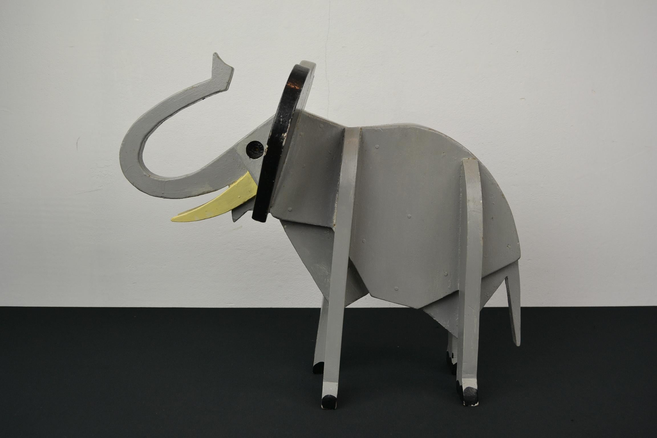 Wooden Elephant Sculpture, Carnival Art, Folk Art 8