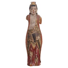 Wooden figure of Kannon 觀音, Japan, Edo period, 1st half 19th Century