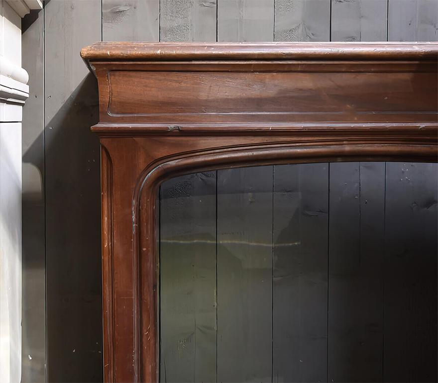 Belgian Wooden fireplace mantel 19th Century