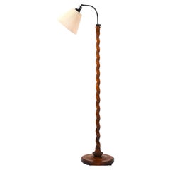 Wooden floor lamp, Early 20th century