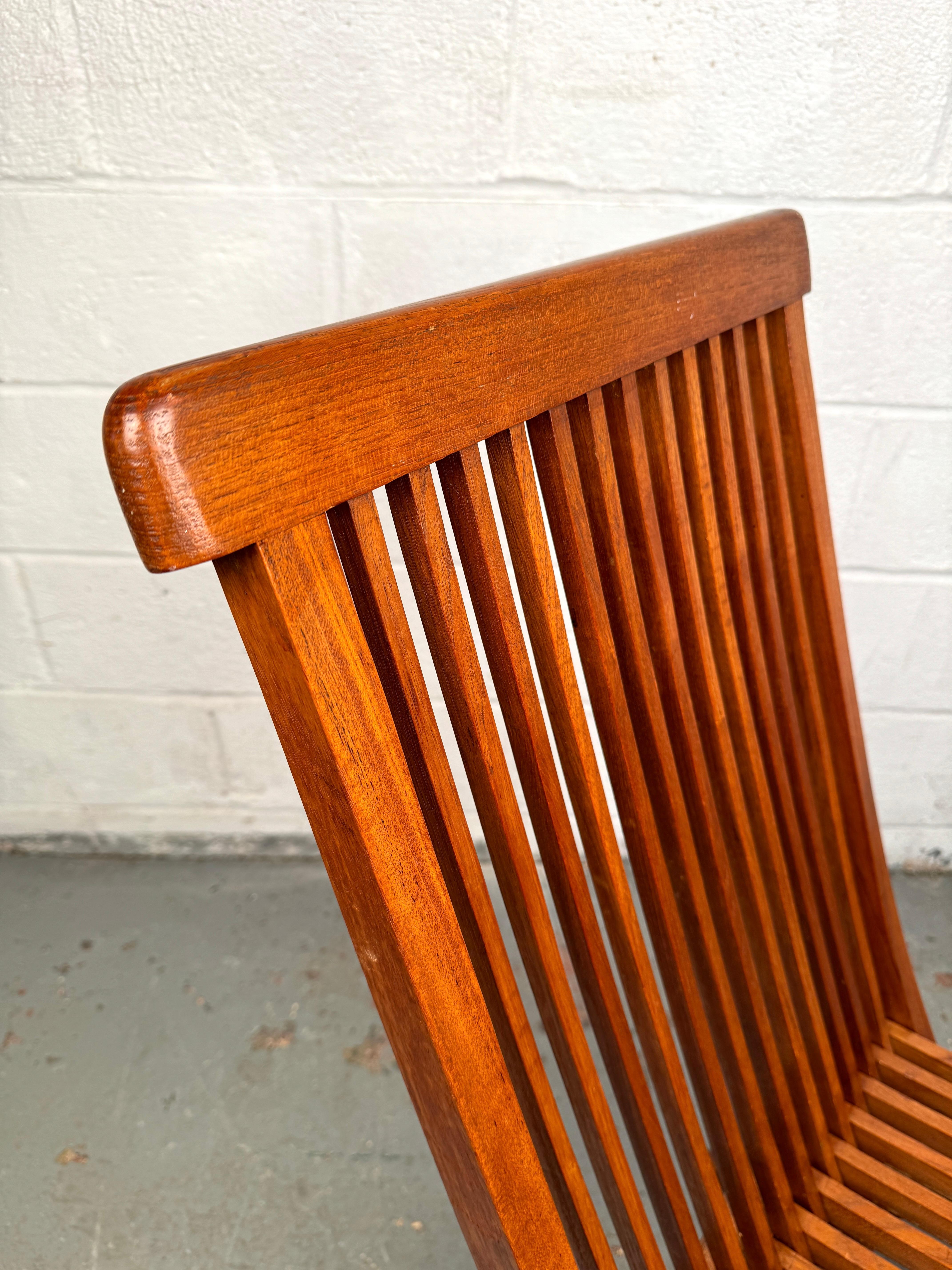 Sedie Foldes in teak moderne di metà secolo in vendita 5