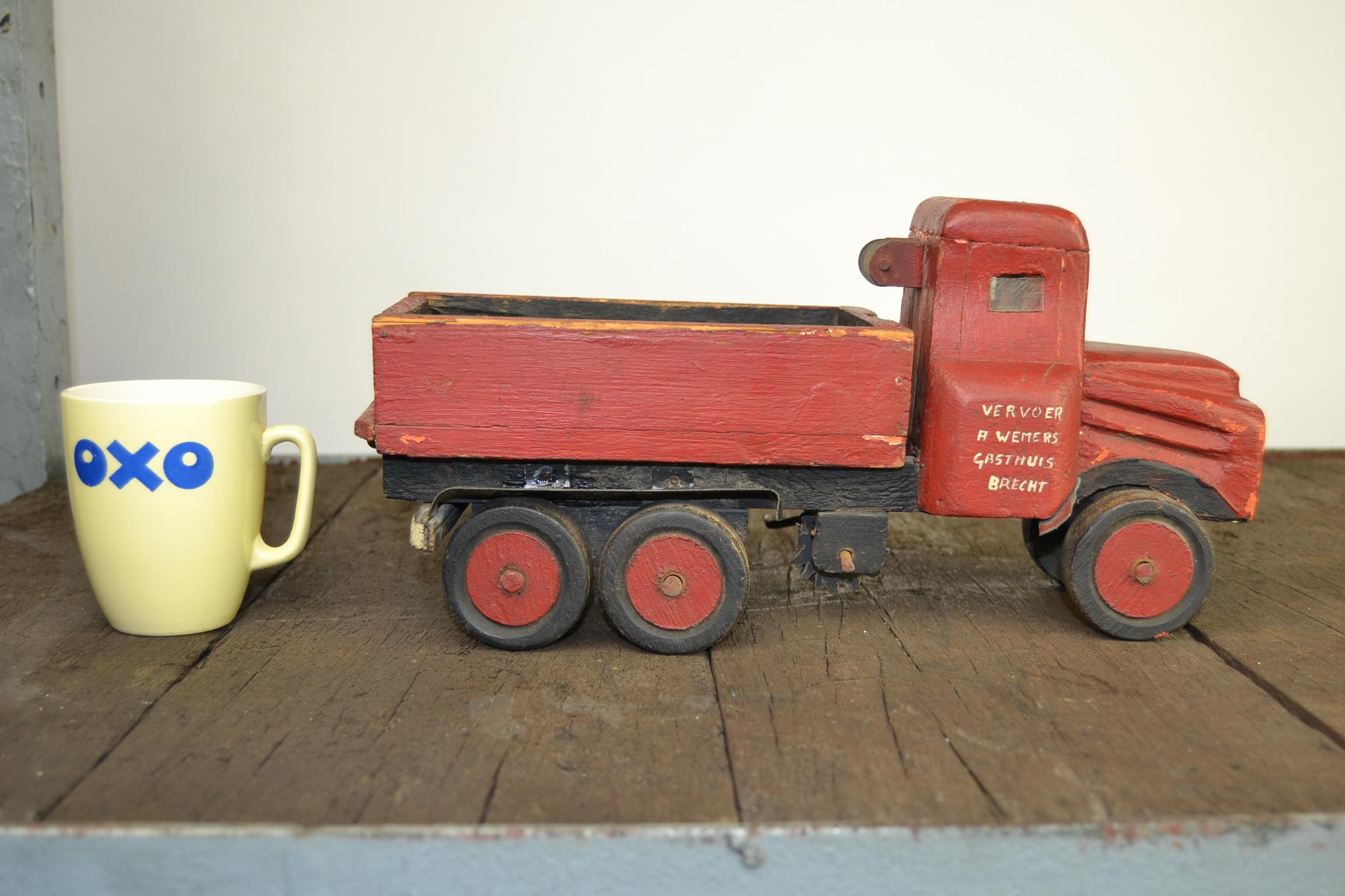 Wooden Folk Art Toy Truck 13