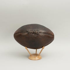 Wooden Football / Rugby Ball Display Stand