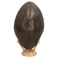 Wooden Football/Rug by Ball Display Stand