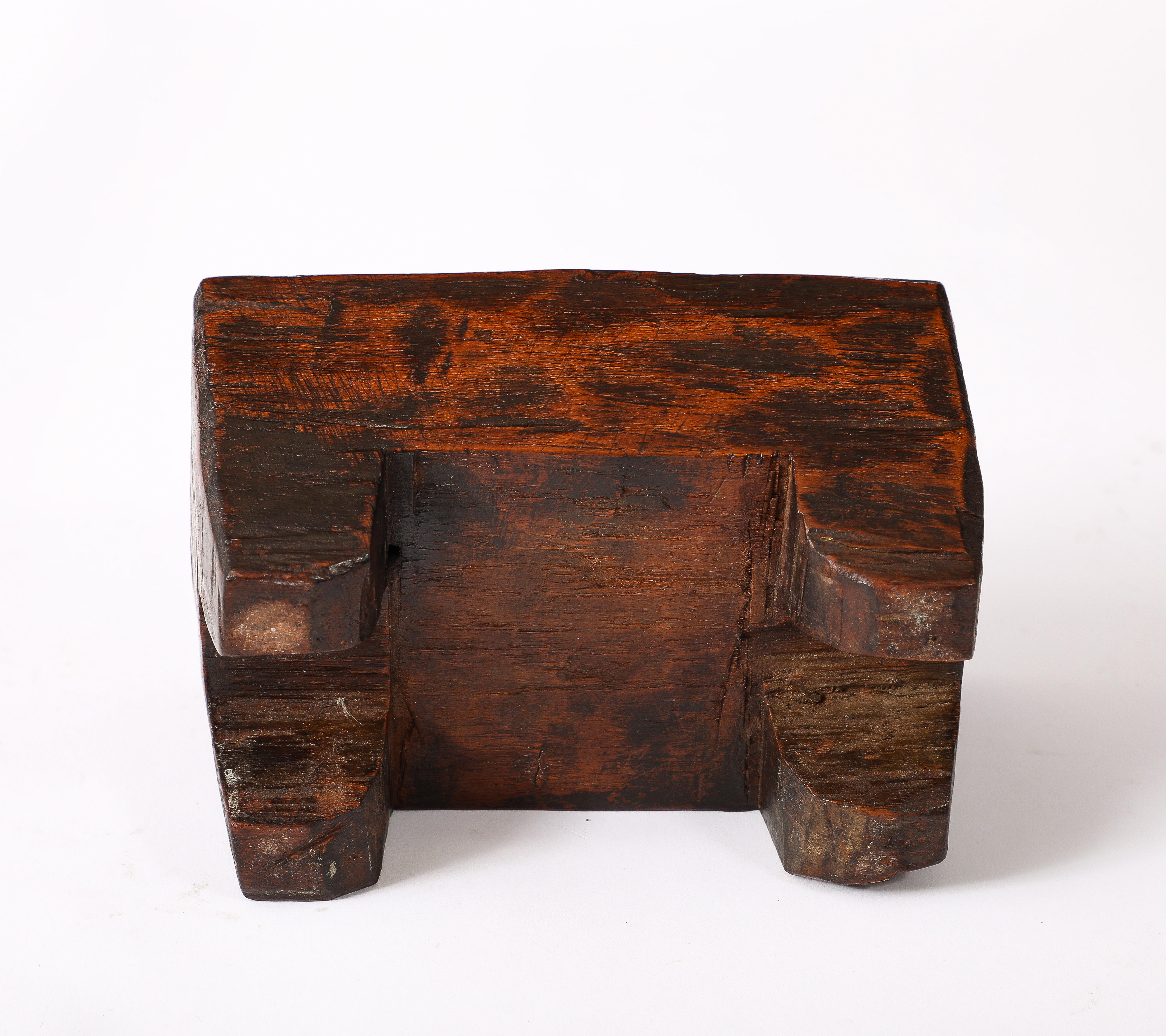 Wooden Footed Tray, USA 1900's For Sale 2