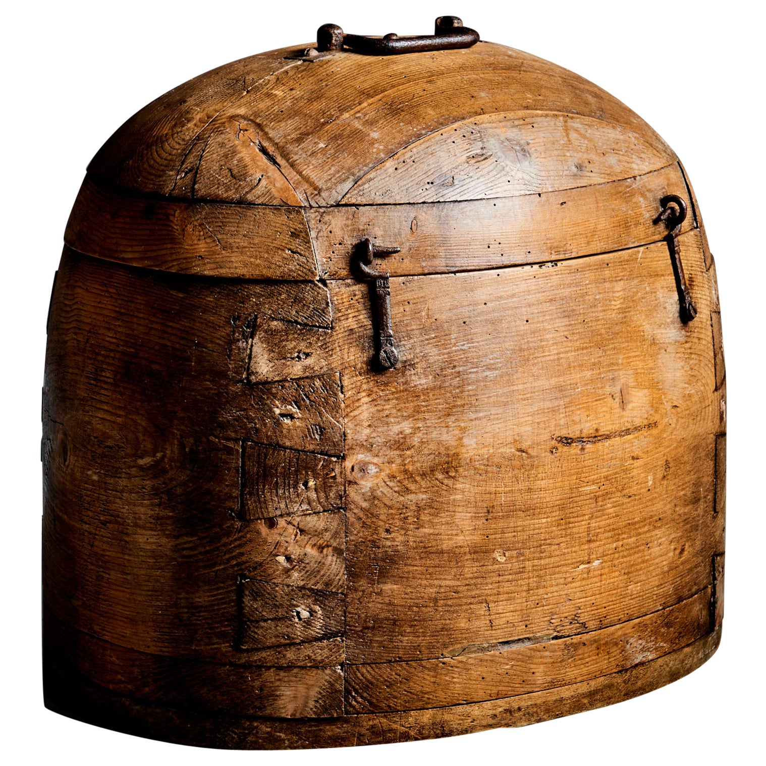 wooden former ice box France - 1930s