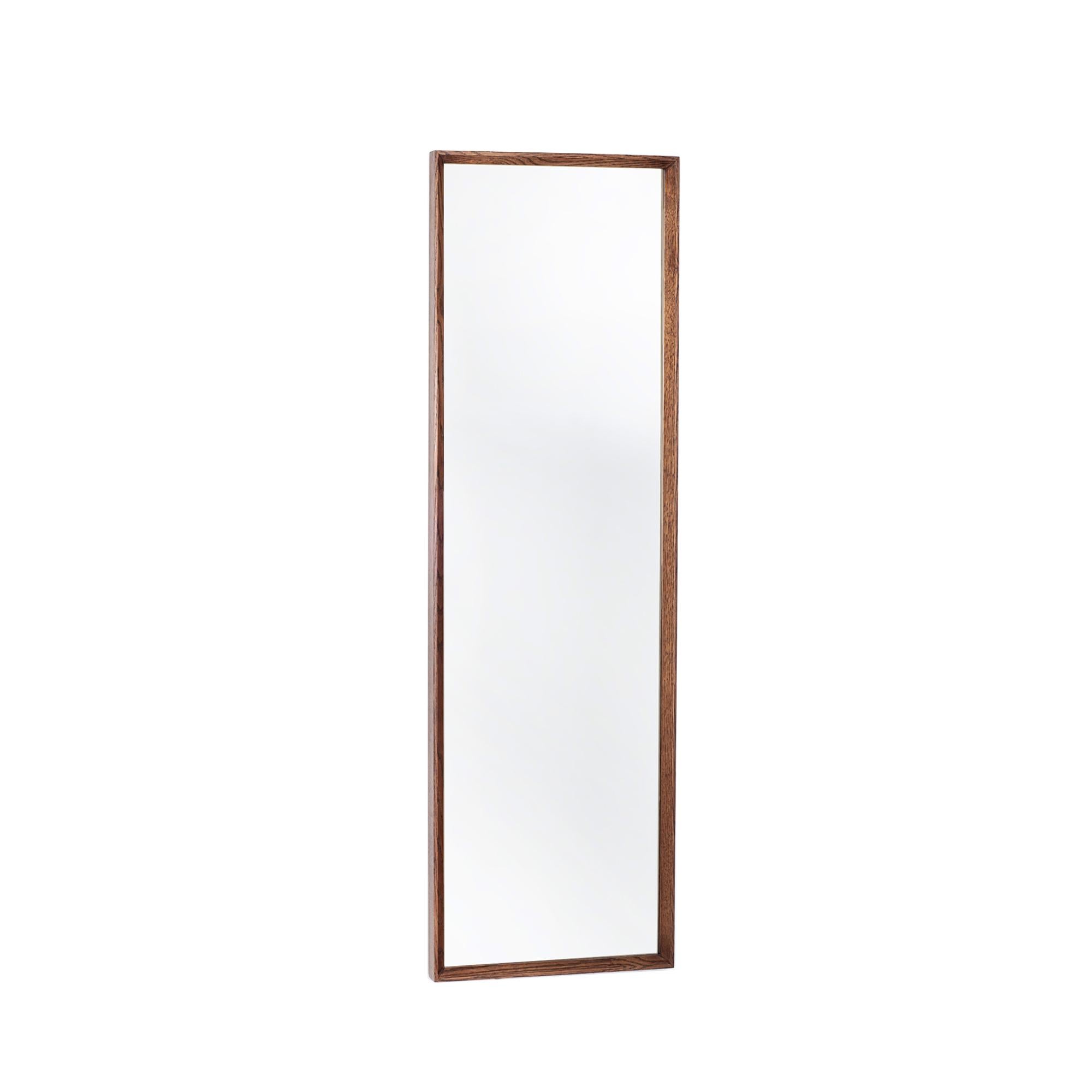 Fatto a mano Specchio con cornice in legno - Lungo - REGOLARE in vendita
