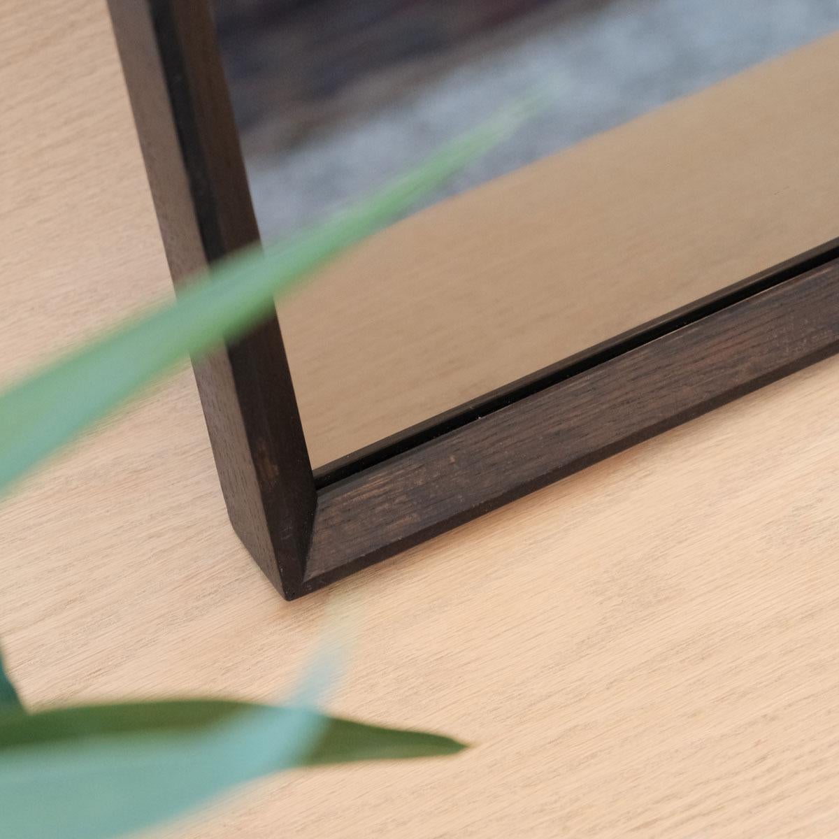 Fatto a mano Specchio con cornice in legno - Misura media - REGOLARE in vendita