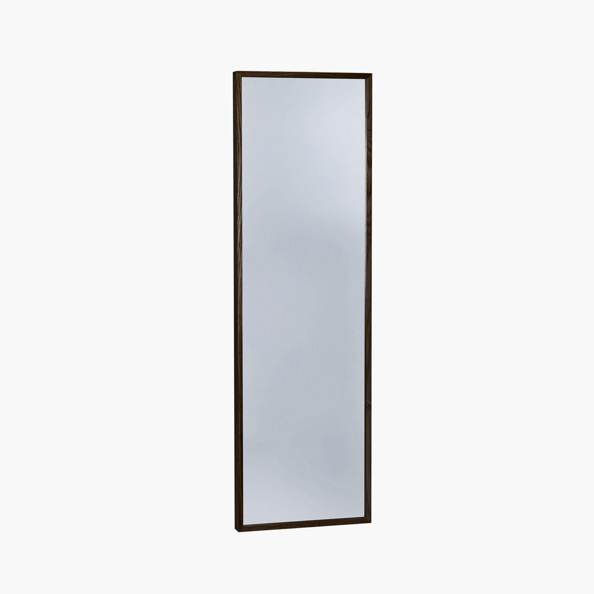 Moderno Specchio fumé con cornice in legno - Lungo - EDGE in vendita