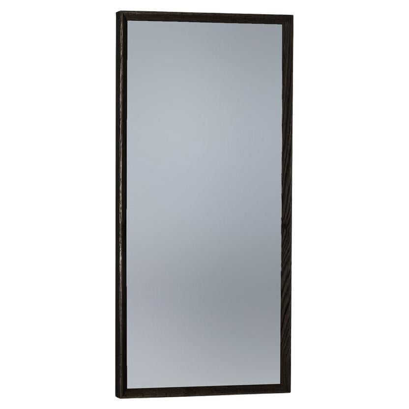 Miroir fumé encadré en bois - taille moyenne - REGULAR