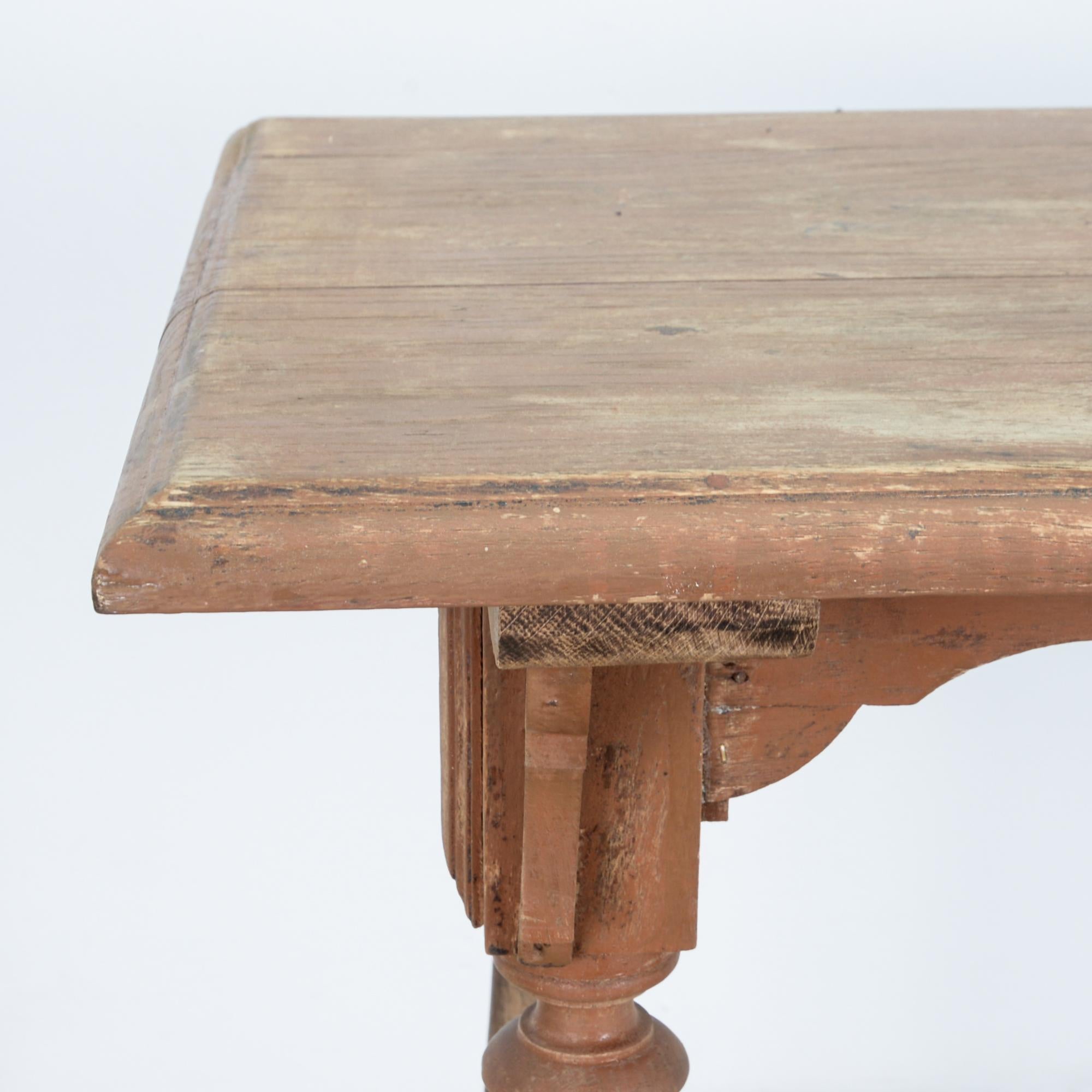 Iron Wooden French Bistro Table