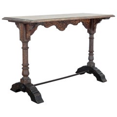 Wooden French Bistro Table