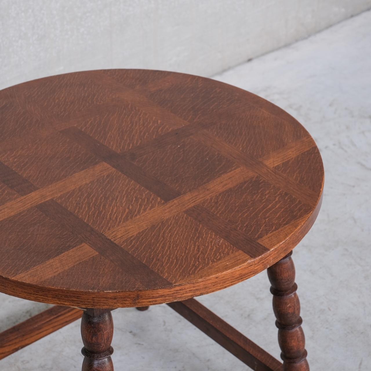 Art Deco Wooden French Deco Bobbin Coffee Table